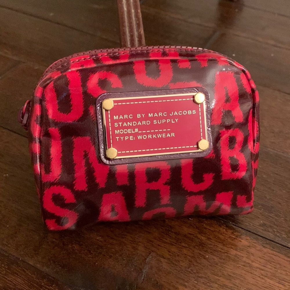Marc By Marc Jacobs Standard Supply Workwear Cosmetics Bag In Purple And Pink